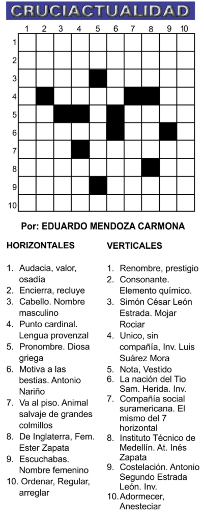 crucigrama
