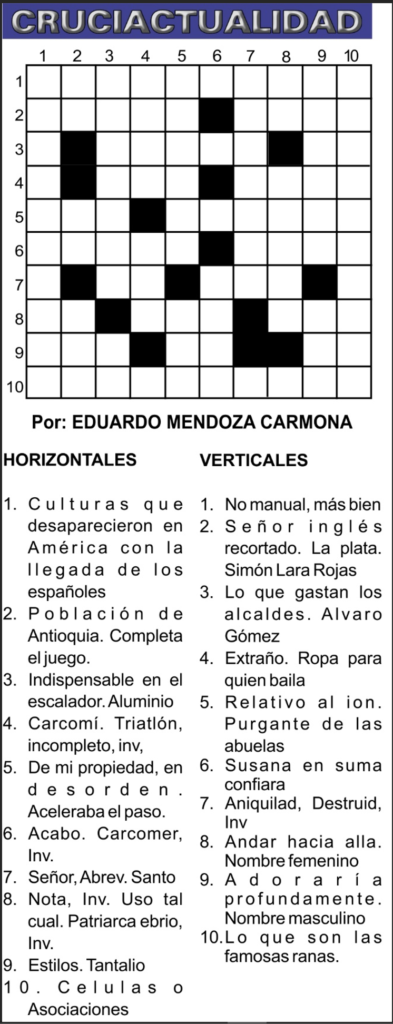 Crucigrama